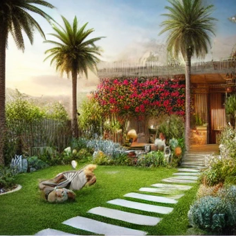 Rustic Garden Retreat